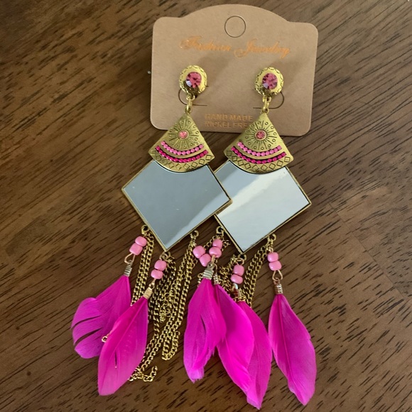 Mirror earrings - Picture 2 of 2